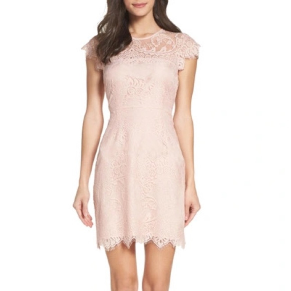 BB Dakota Jayce Lace Sheath Dress